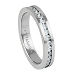 033-4mm Titanium Full Eternity White CZ