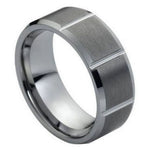 031-8mm Multiple Vertical Grooves Brushed Center