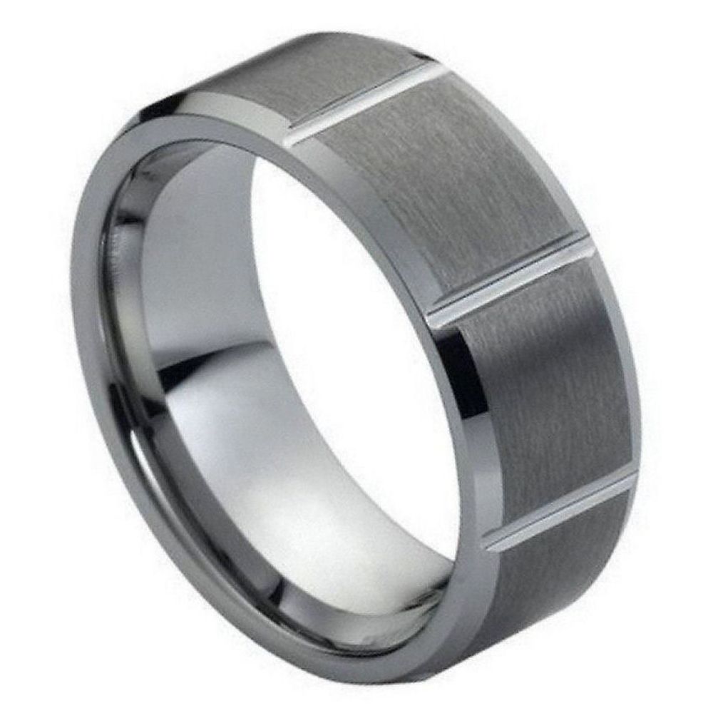 031-8mm Multiple Vertical Grooves Brushed Center