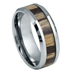 1067-8mm Unplated Zebra Wood Inlay