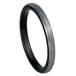 1072-2mm Black & Gun Metal IP Plated Domed Brushed