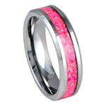 1112-6mm Mimosa Hot Pink Synthetic Opal Inlay