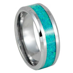 1114-8mm Kiwi Green Synthetic Opal Inlay