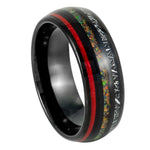 1131-8mm Carbon Fiber and Synthetic Opal Inlays