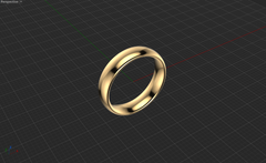 Gold Band - CMJ & Diamonds