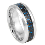 158-8mm Blue Carbon Fiber Inlay