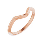 14K Rose Matching Band