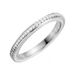 Platinum 1/4 CTW Natural Diamond Eternity Band