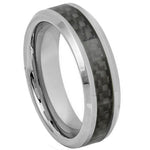 214-6mm Black Carbon Fiber Inlay