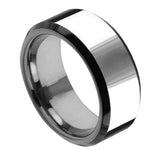 218-8mm Flat High Polish only the Beveled Edge is Black IP Plated