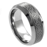 228-8mm Laser Engraved Celtic Pattern