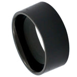 360-12mm Black IP Plated Brushed Pipe Cut Band