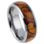 531-8mm Hawaiian Koa with Black Plated Wave design Inlay