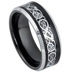 721-8mm Black IP & Stainless Steel Celtic Inlay
Rich text editor