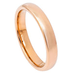 798-4mm Domed Rose Gold Plated High Polish