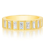 North South Baguette Diamond Ring