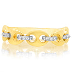 Gucci Link Chain Diamond Ring