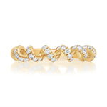 Diamond Scrunchie Ring