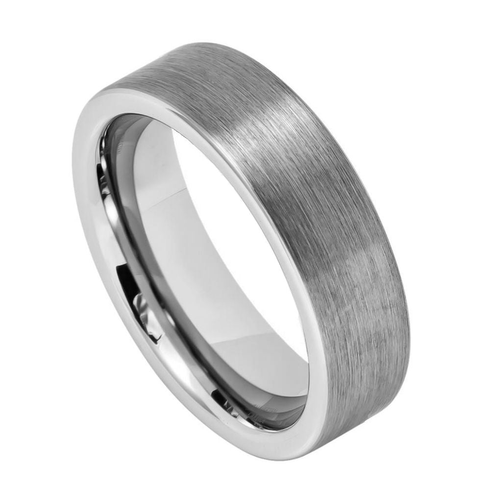 019-6mm Brushed Polished Flat Pipe Cut Style