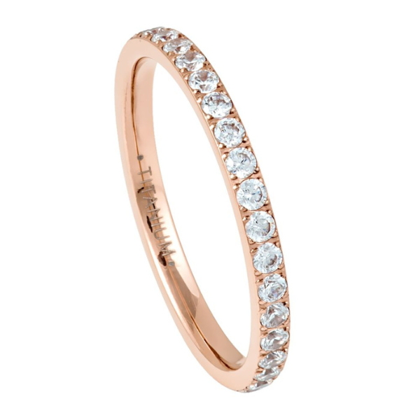 104-2mm Titanium Full Eternity White CZ