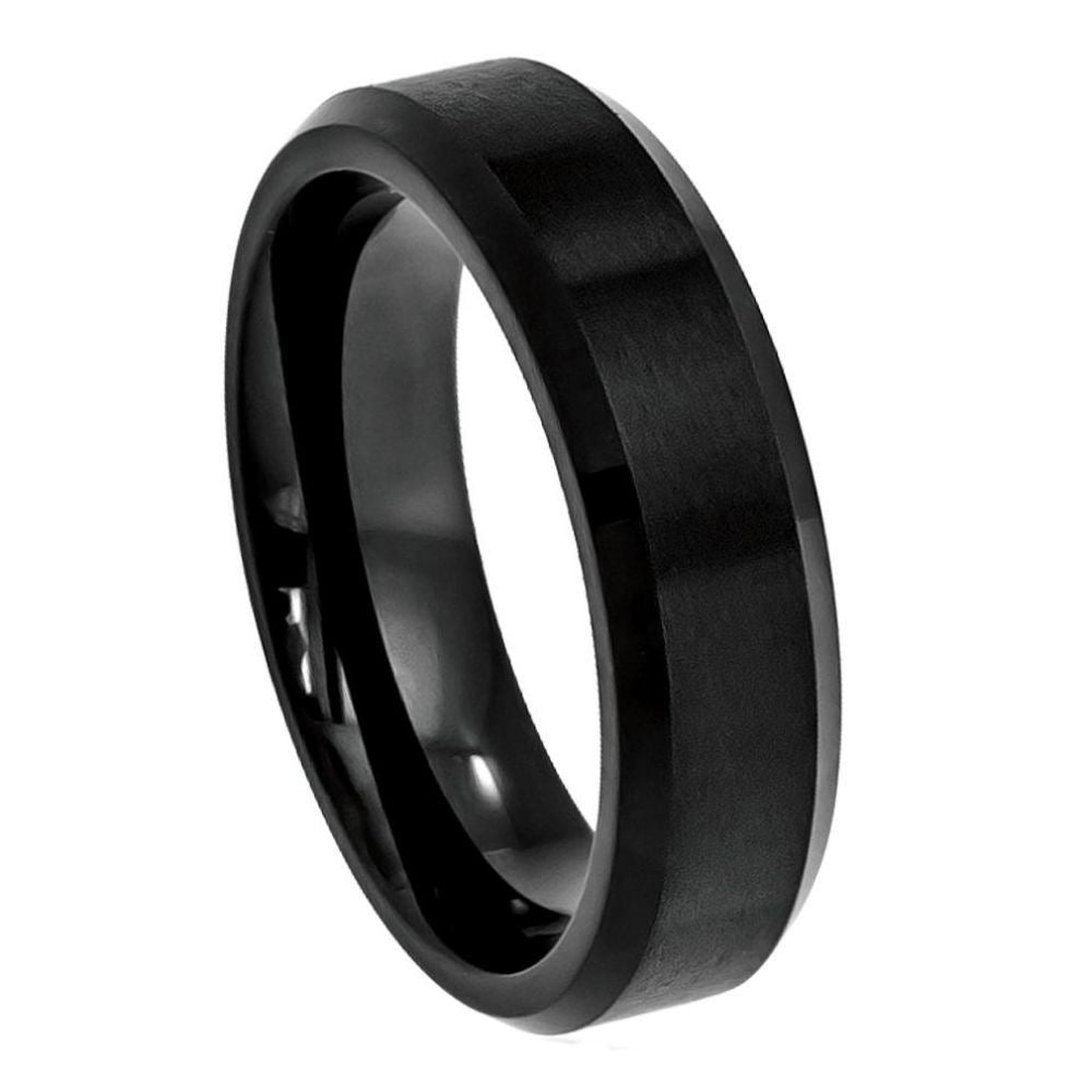 168-6mm Brushed Center Shiny Beveled Edge