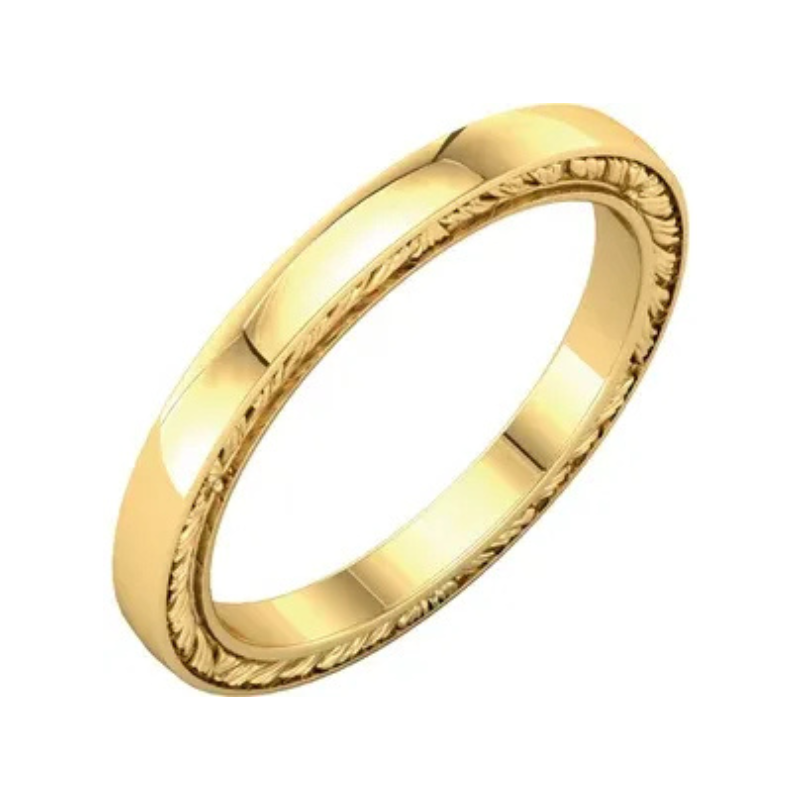 18K Yellow Band Size 8