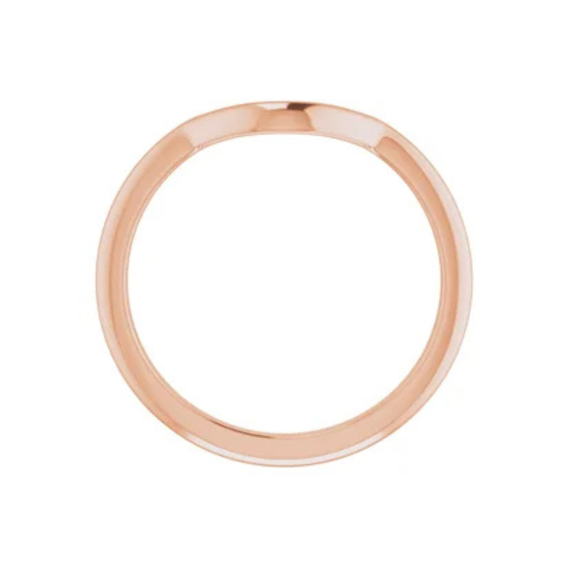 14K Rose Matching Band