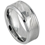 601-9mmLaser Carved Mokume Gane Effect Low Beveled Edge