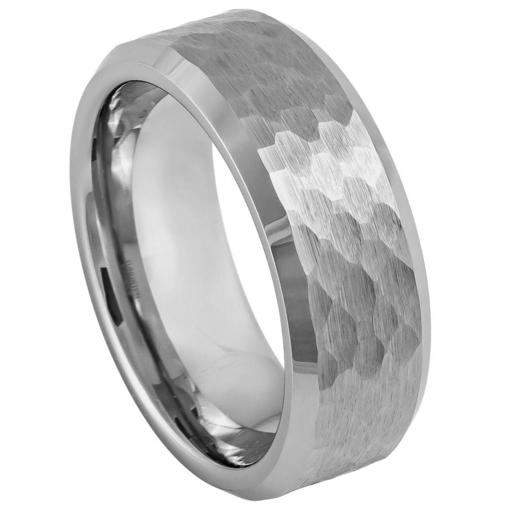 851-8mm Brushed Honeycomb Finish Beveled Edge