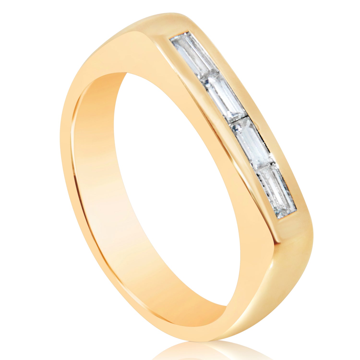 Baguette Shoulder Ring