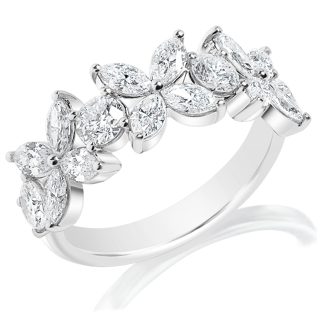 Diamond Clover Ring